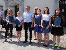Wręczenie nagród najlepszym uczniom przez Burmistrza Chełmna w dniu 25 VI 2020